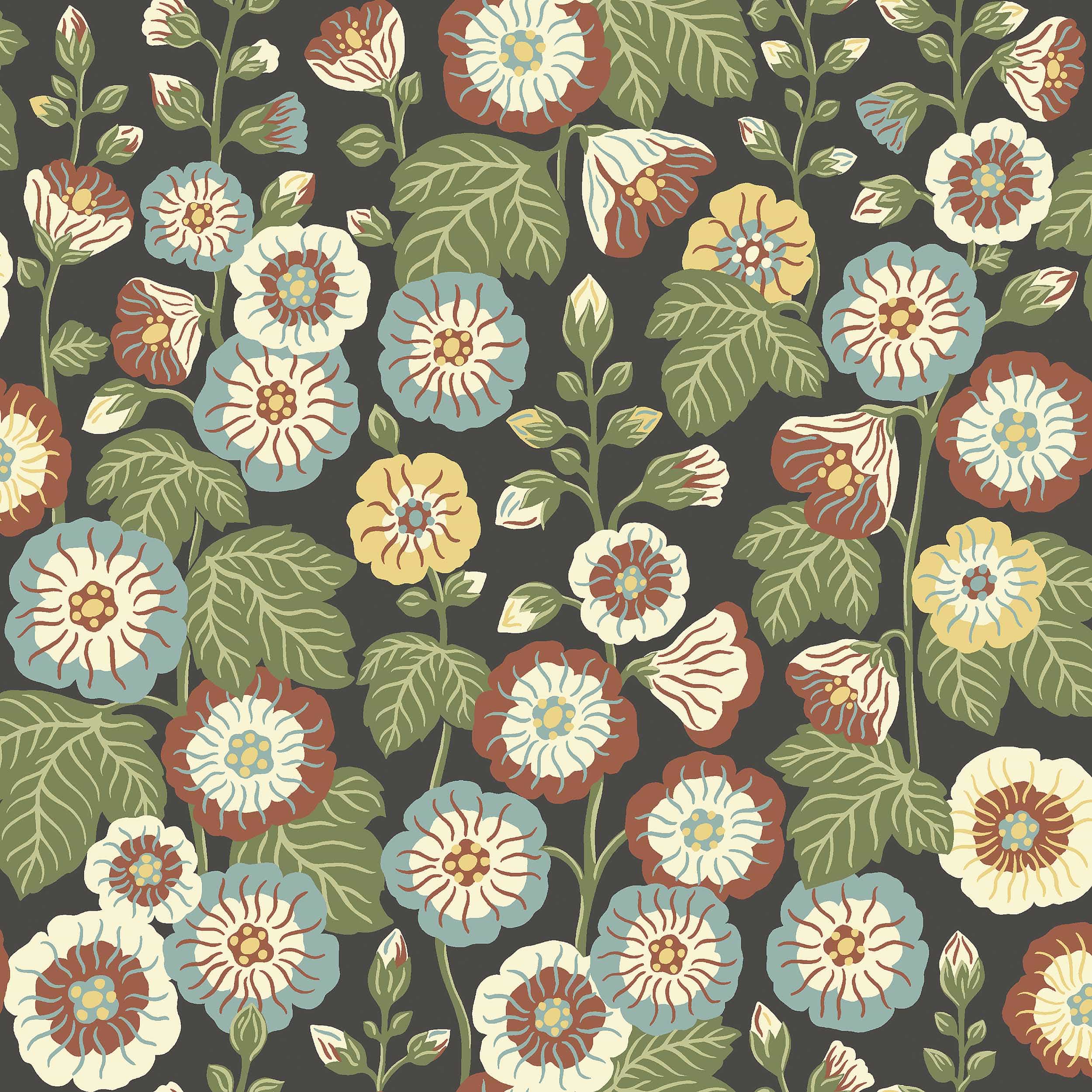 Happy Hollyhocks
