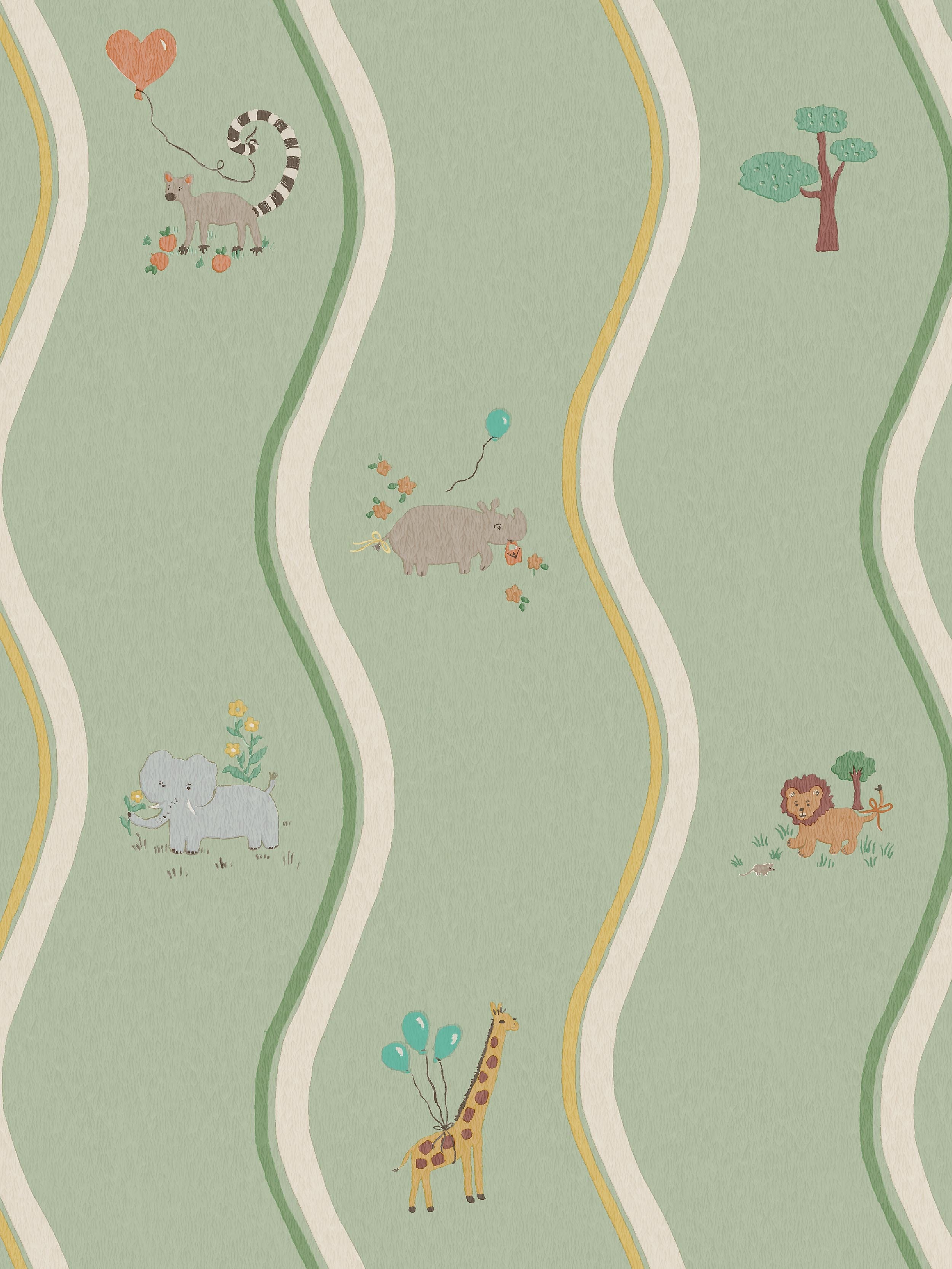 Wavy Stripe Animals