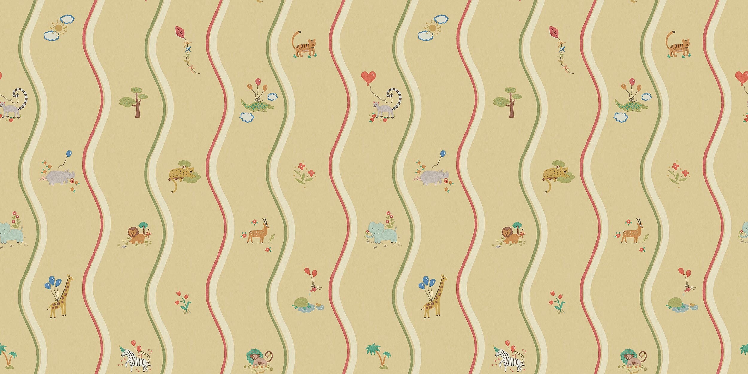 Wavy Stripe Animals