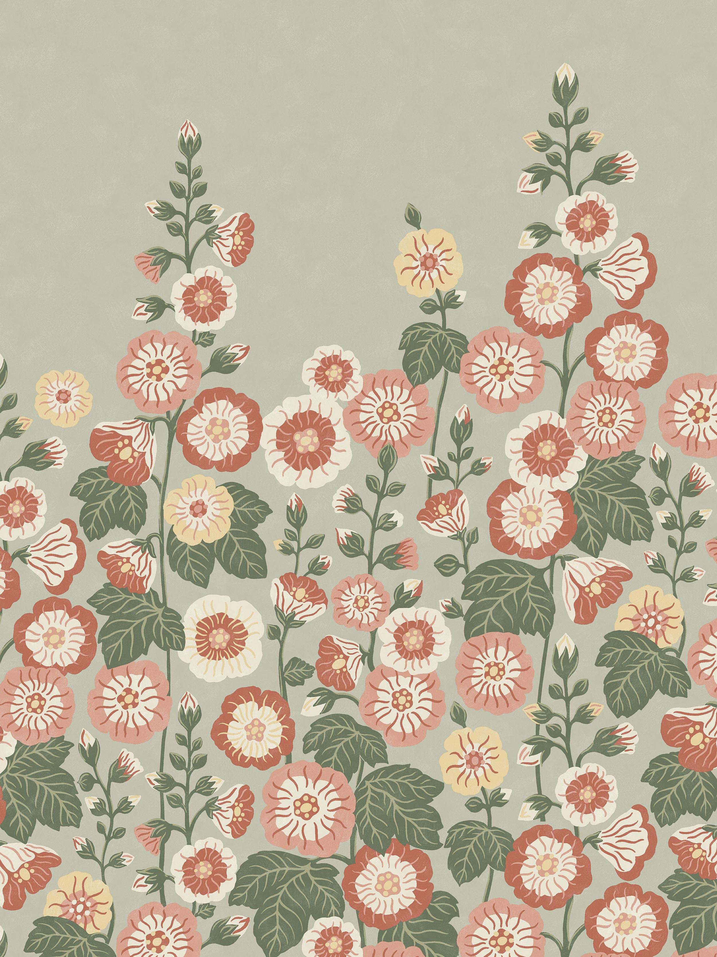Happy Hollyhocks Grand