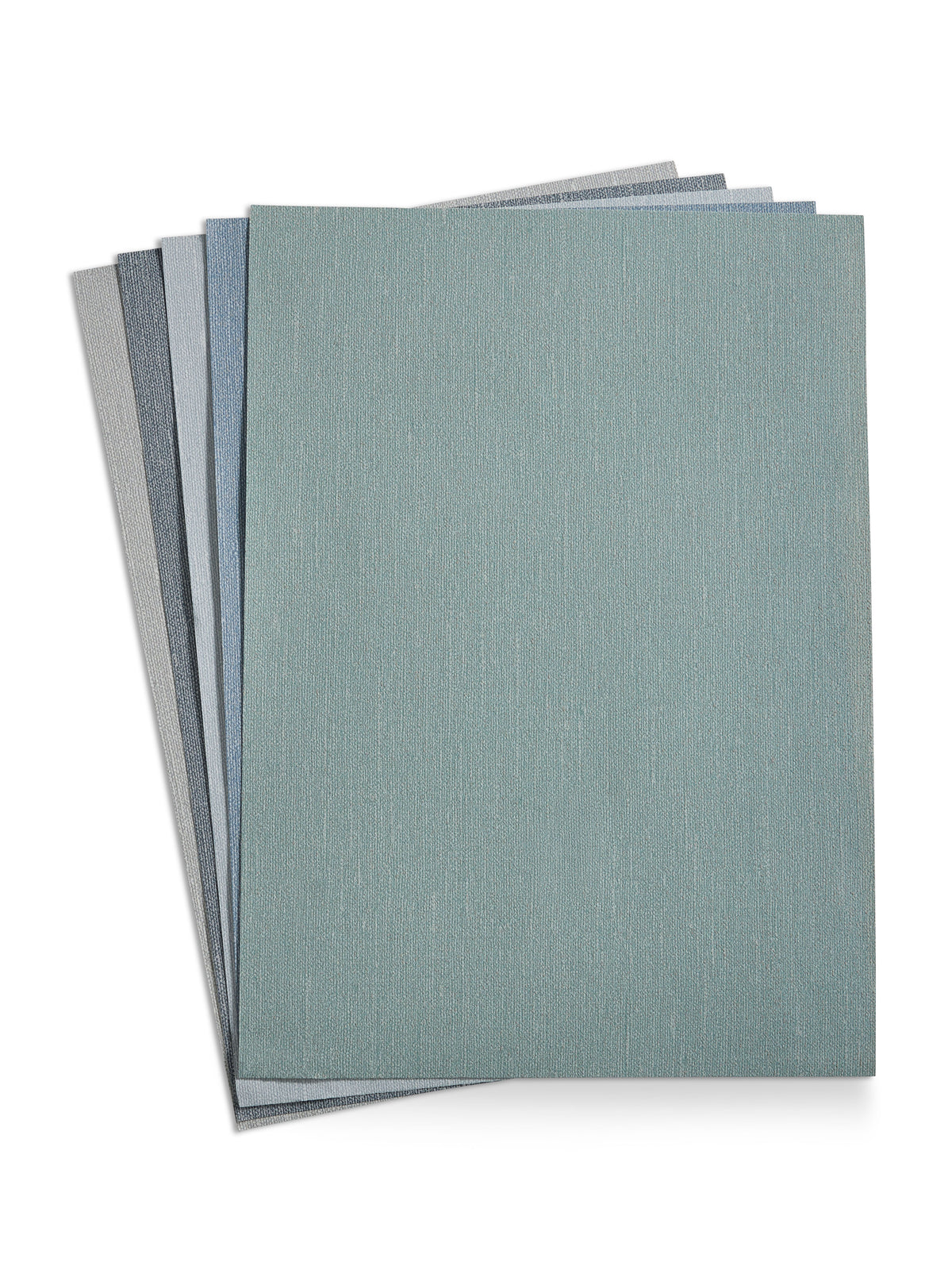 Linen blå nyanser A4
