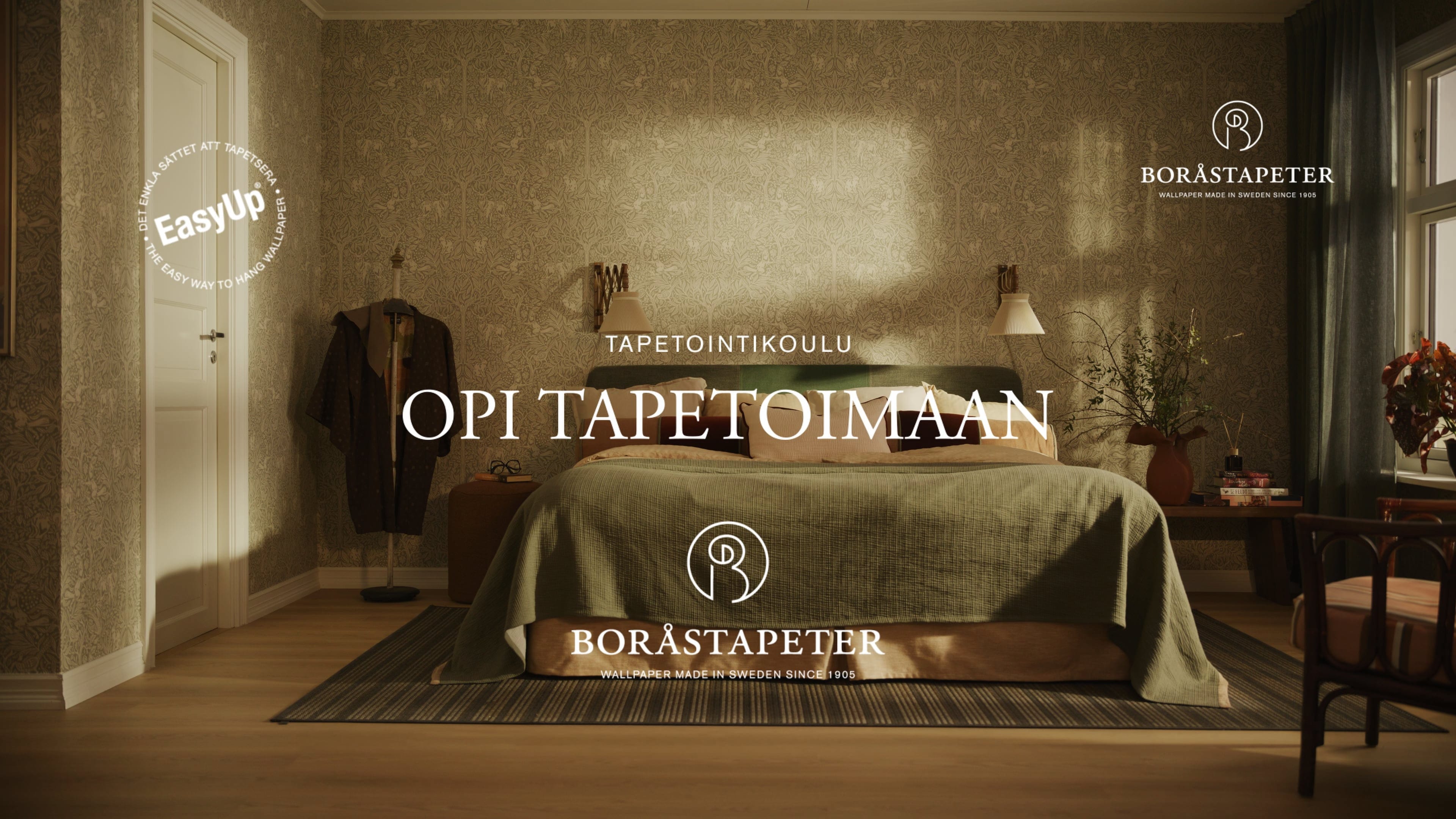 Lataa video: Tapetointikoulu – opi tapetoimaan vaihe vaiheelta.