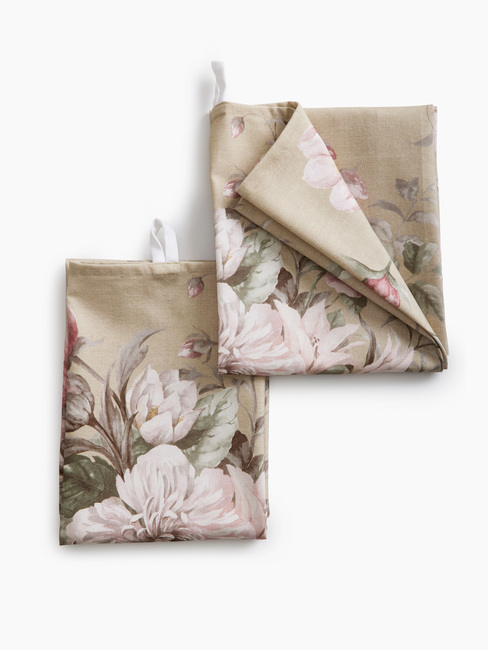 Floral Charm Tea Towels 2-pack