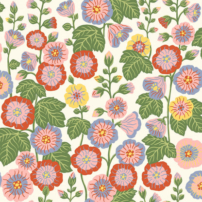 Happy Hollyhocks