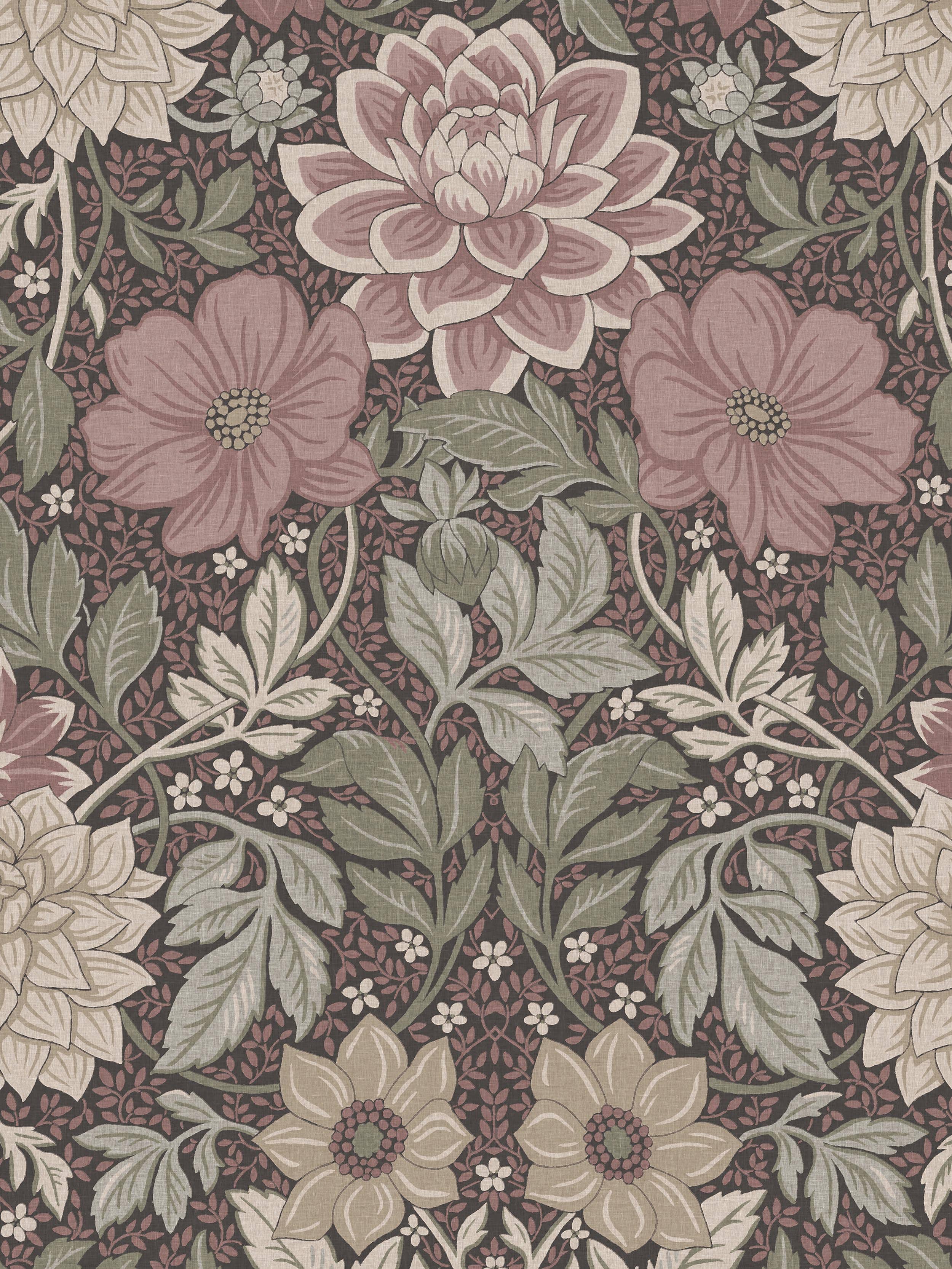 Dahlia Garden Grand, Multi wallpaper – Boråstapeter