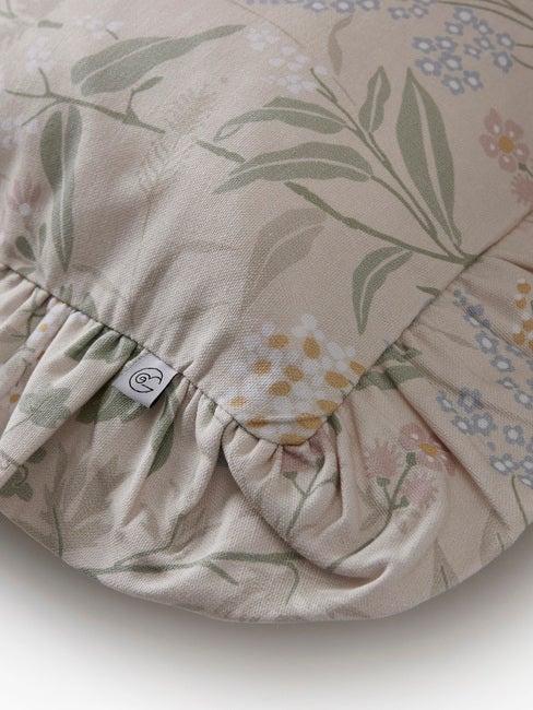 Flora Housse de Coussin Volant 50x50