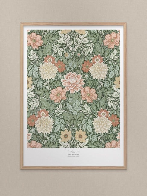 Plakat Dahlia Garden