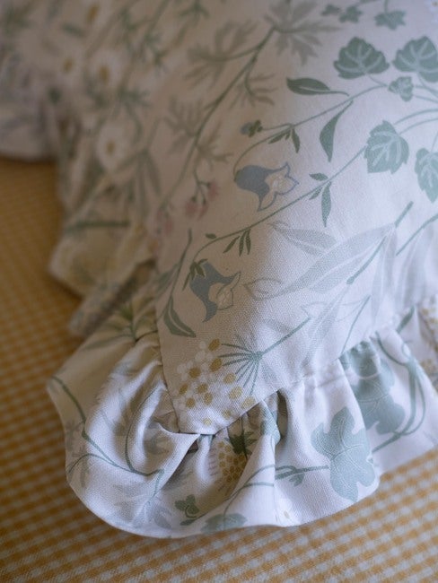 Flora Housse de Coussin Volant 50x50