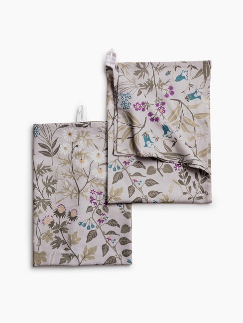 Flora Køkkenhåndklæder 2 pcs