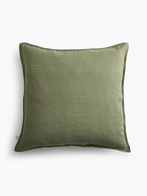 Linen housse de coussin 50x50