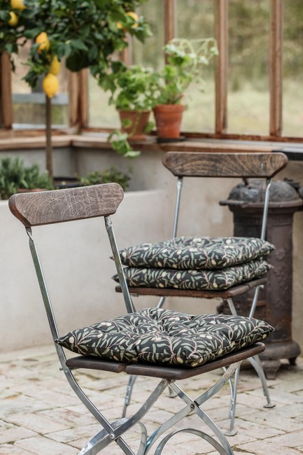Olivträd coussins pour chaises, lot de 2