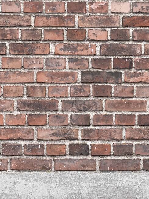 Brick Wall, Brown custom-fit wallpaper - Boråstapeter